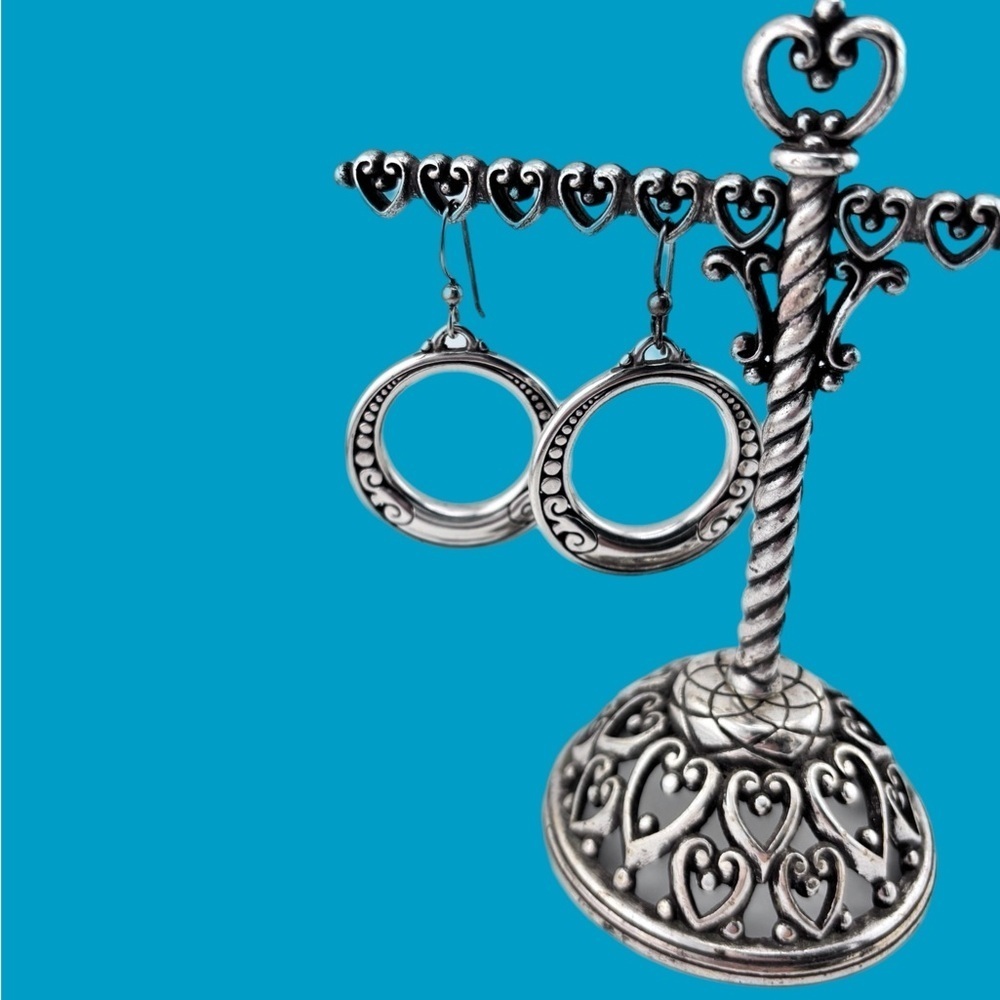 Silver Hoop Earrings